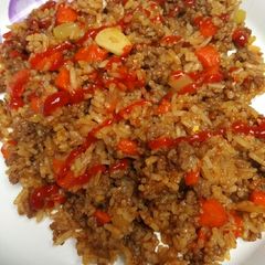Fried Rice with Beef A picture of Fried Rice with Beef.