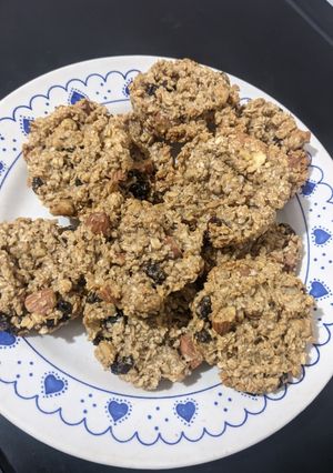 Una foto de Galletas de avena con frutos secos
