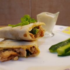 A picture of Chicken Shawarma.