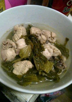 Foto resep Ayam Masak Sayur Asin
