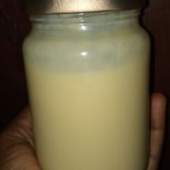 A picture of Homemade sweetened condensed milk.