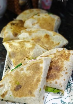 Una foto de Wraps, triángulos