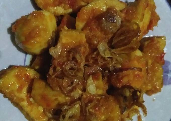 Wajib coba! Cara mudah membuat Telur tahu bumbu bali yang enak