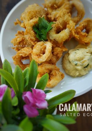 Foto resep Calamary saus salted egg