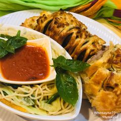 A picture of Whosaynas Beef Wellington.