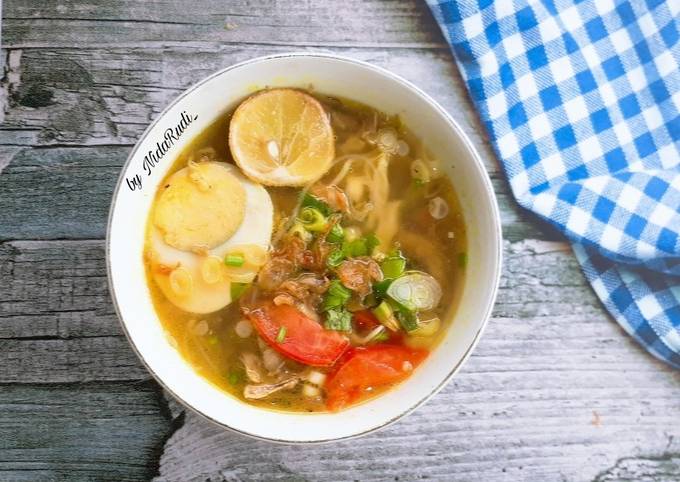 Standar Resep mudah buat Soto Ayam Bangkong khas Semarang  sempurna