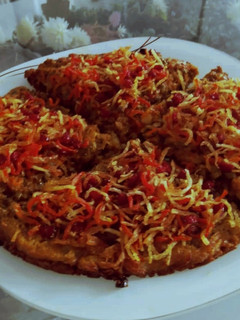 عکسی از دستور کوکوی لوبیا سبز بدون گوشت