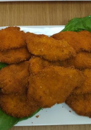 صورة لوصفة صدور دجاج بالبقسماط