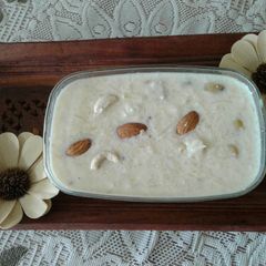 A picture of Nariyal payasam.