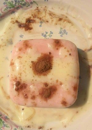 Foto resep Puding Stroberi Santan Susu Hauce