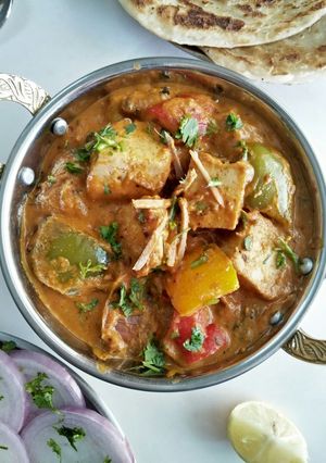 A picture of Kadhai Paneer.