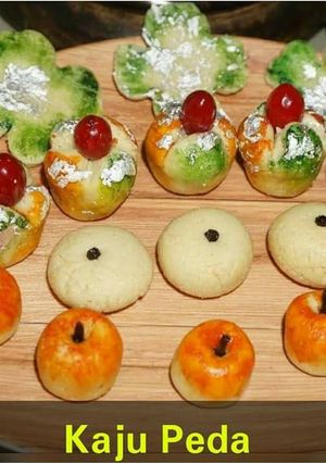 A picture of Kaju peda.