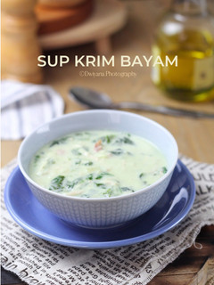 Foto resep Sup Krim Bayam
