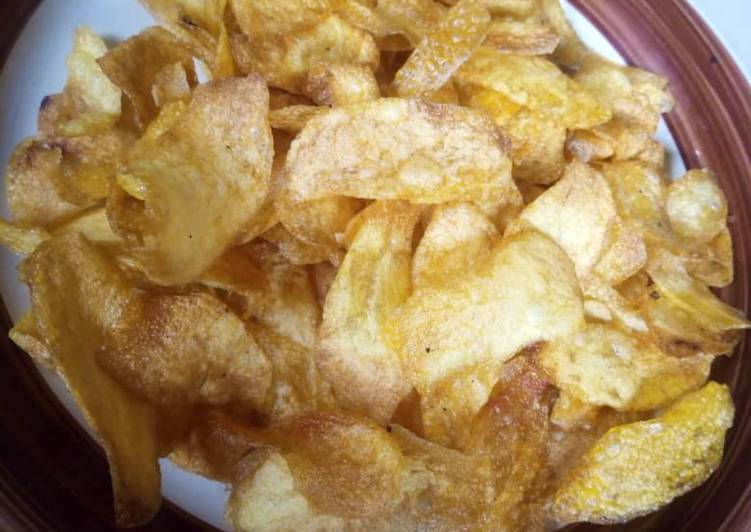 Easiest Way to Prepare Perfect Potatoe chips