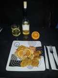 Salmón en salsa de naranja