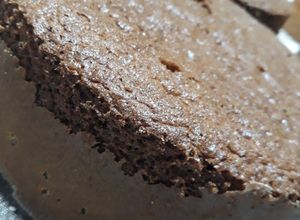 Una foto de Genoise de Chocolate