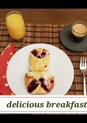 A picture of Quick delicious breakfast.