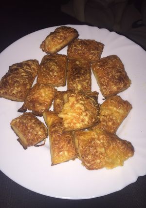 Túrós, omlós rudacskák recept fotója