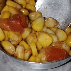 A picture of Corn chaat.