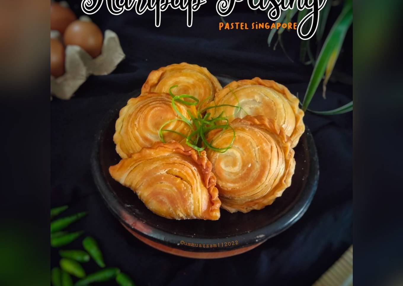 Cara Gampang Membuat Karipap Pusing (Pastel Singapore), Sempurna