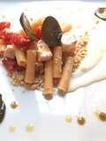 Pasta alla crudaiola con oli aromatici
