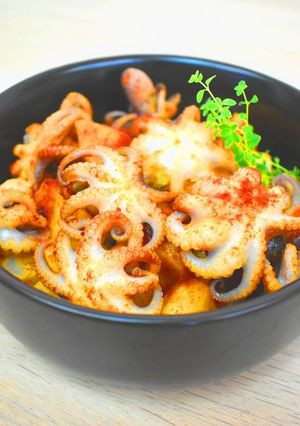 加利西亞章魚冷盤 Pulpo a la Gallega 的食譜成品照片