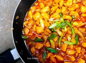 Foto resep Dada Ayam Fillet Saus Padang