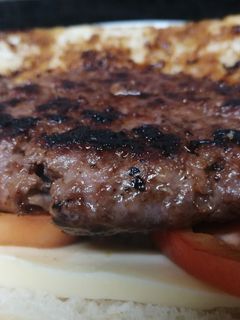 Una foto de Hamburguesa de jabalí