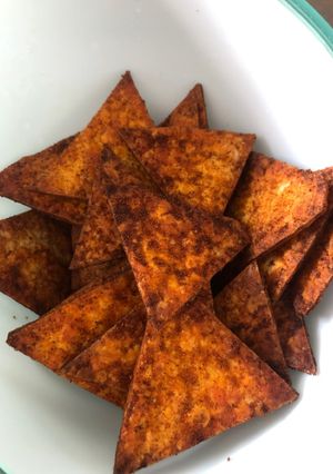 Egészséges nachos tortillából recept fotója