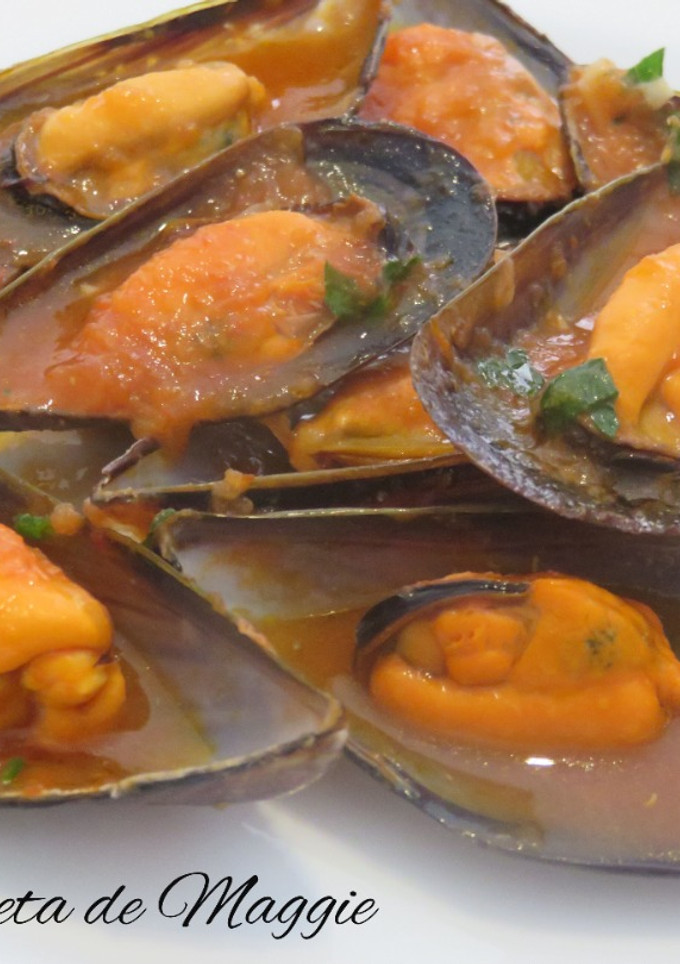 Una foto de Mejillones a la marinera