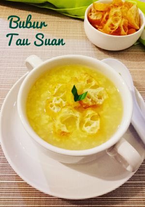Foto resep Bubur Tau Suan (Kacang Hijau Kupas)