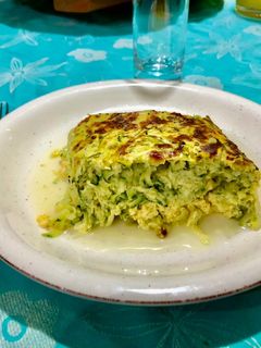 Una foto de Pastel de zapallitos y queso