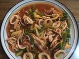 Cumi asam manis pedas