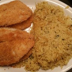 A picture of Breaded Sriracha Tilapia.