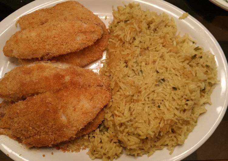 Easiest Way to Prepare Quick Breaded Sriracha Tilapia