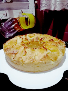 Una foto de Torta de manzana