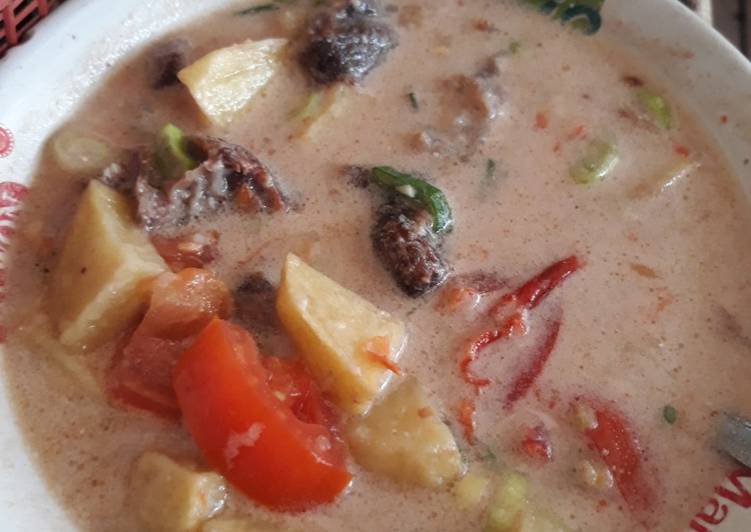 Resep Soto Betawi Santan Susu, Enak