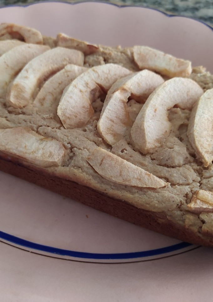 Una foto de Budín saludable de manzana, ricota y avena, sin azúcar