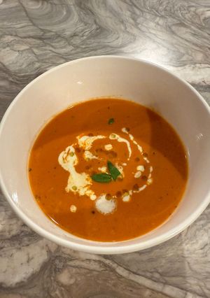 A picture of Roasted Tomato Soup.