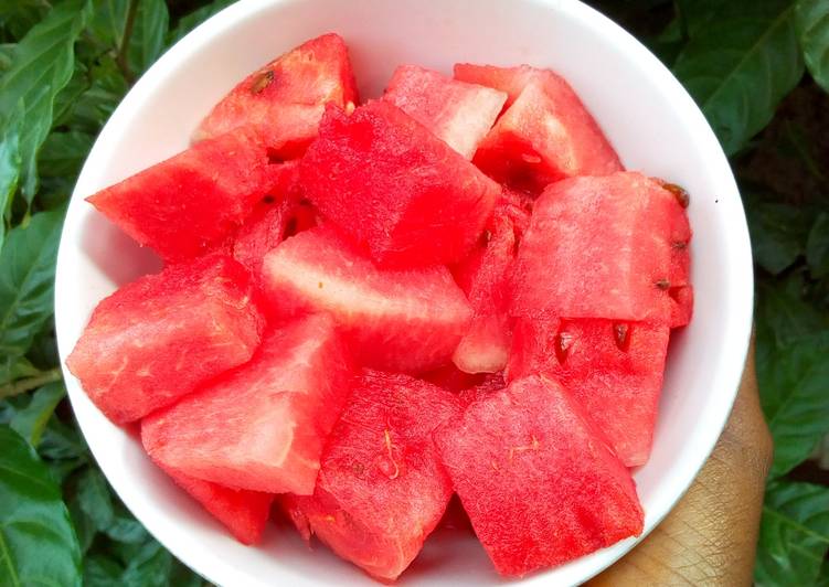 How to Prepare Super Quick Homemade Watermelon