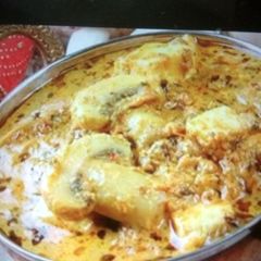 A picture of Mushroom paneer.