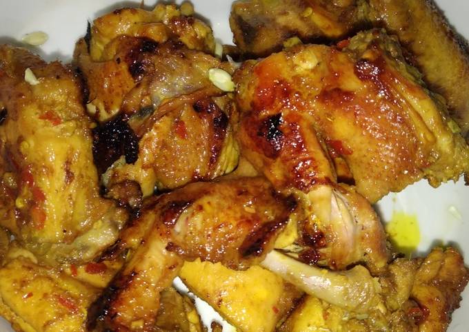 Ayam bakar bumbu rujak bakar teflon