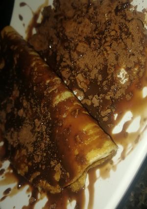 صورة لوصفة كريب الكاكاو