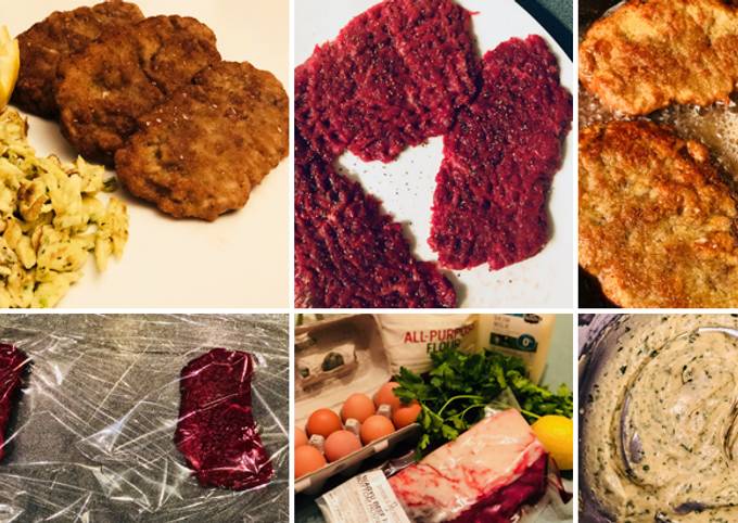 Step-by-Step Guide to Prepare Speedy Fullblood Wagyu Schnitzel with Herb Spaetzle