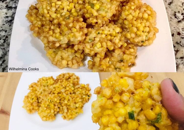 Indonesian Crispy Corn Fritters 🇲🇨