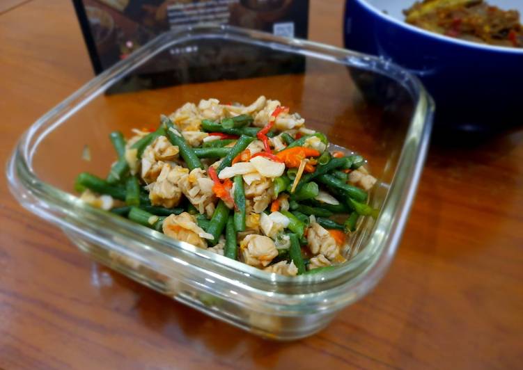 Tumis Kacang Panjang Tempe Semangit
