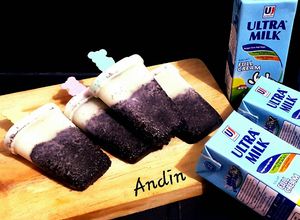 Foto resep Milk and Oreo Popsicle