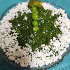 A picture of Palak Paneer Methi Matar Saag --- Protein Rich Subji With Seasonal Greens.