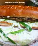 Homemade sub sandwich
