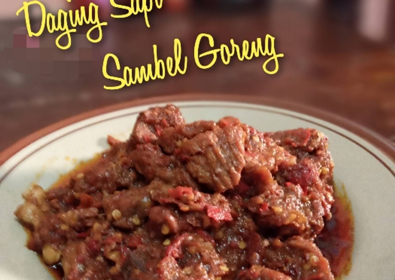 Daging Sapi Sambel Goreng